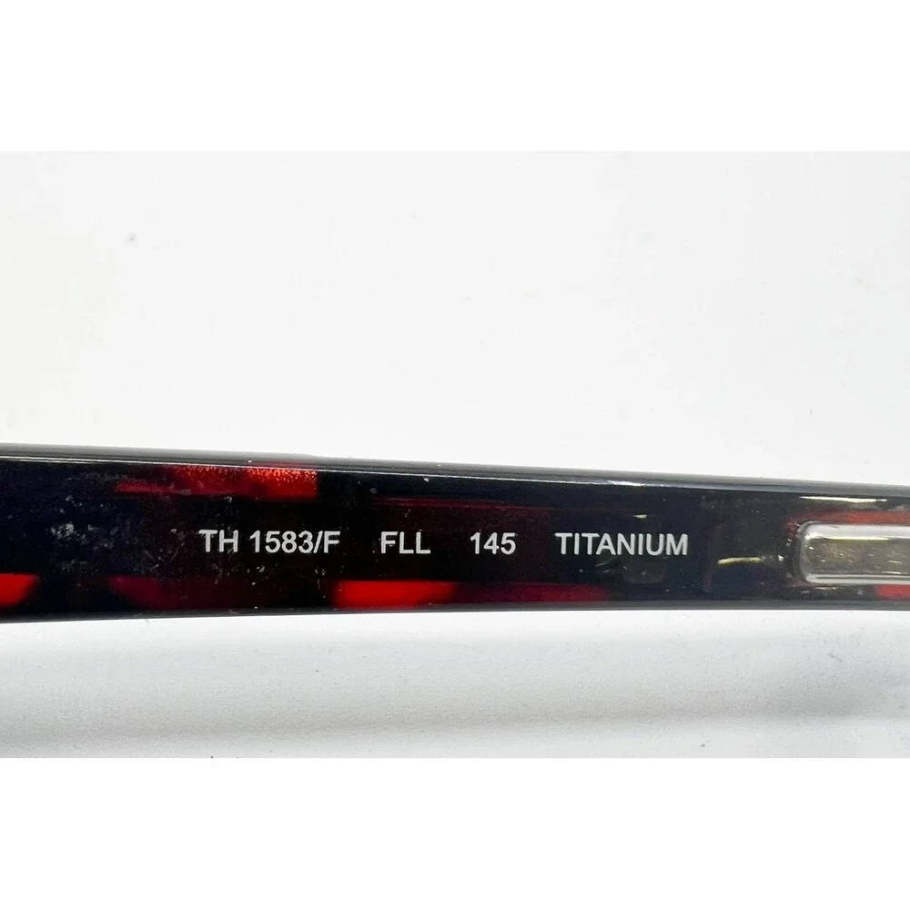 Tommy Hilfiger Eyeglass Frames Mens Blue Half Rim Titanium TH 1583/F 54-18-145